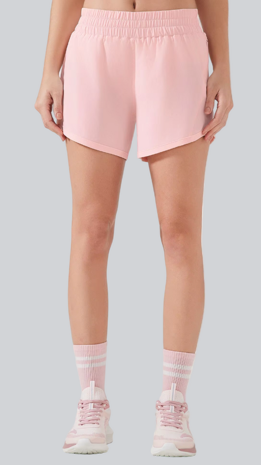 Mix & Match Essential Lightweight Training Shorts in Pink Sand