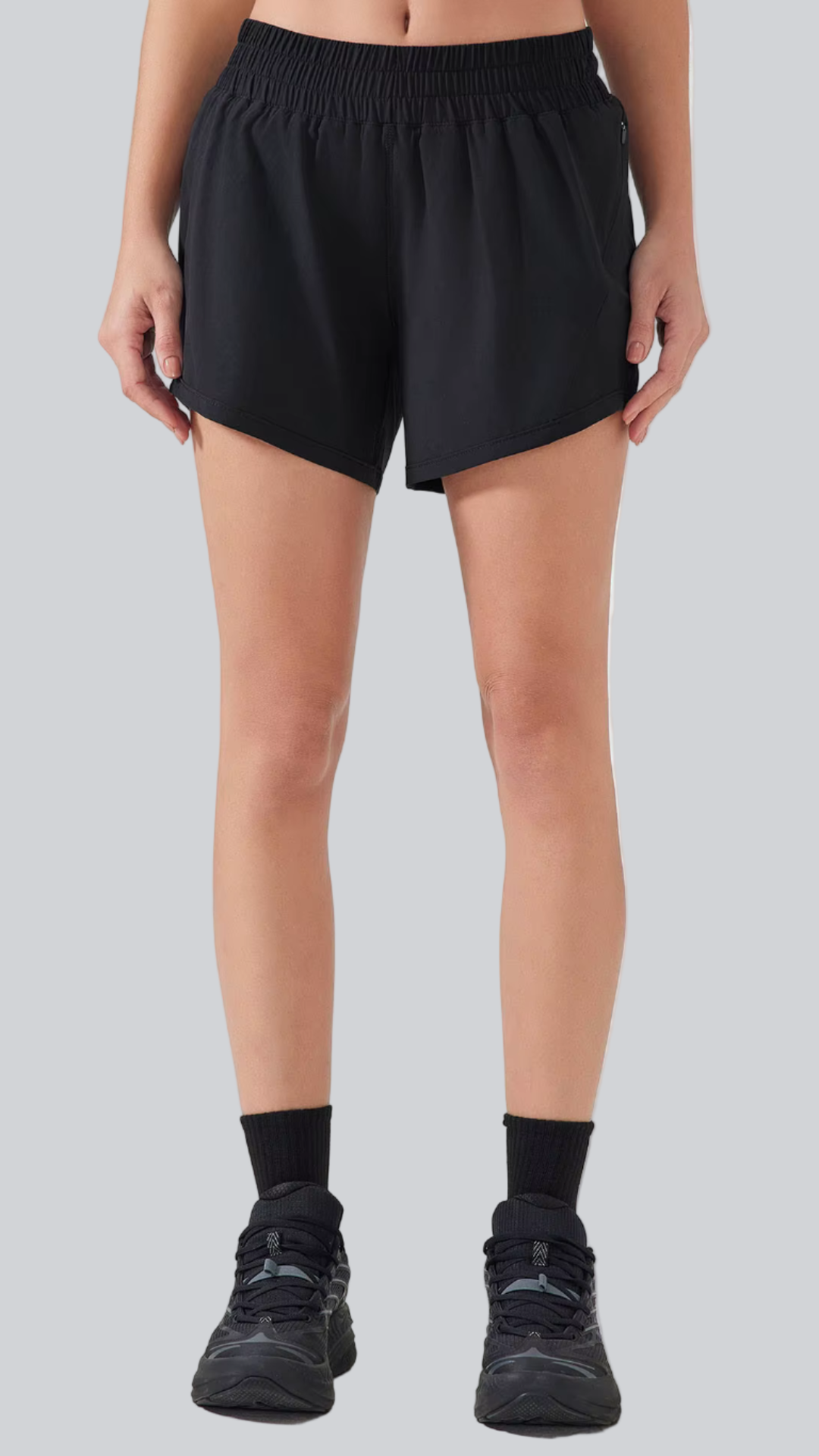 Mix & Match Essential Lightweight Training Shorts inJet Black